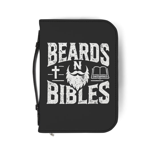 Inspirational Bible Cover – Iron Sharpens Iron & Beards N Bibles Designs
