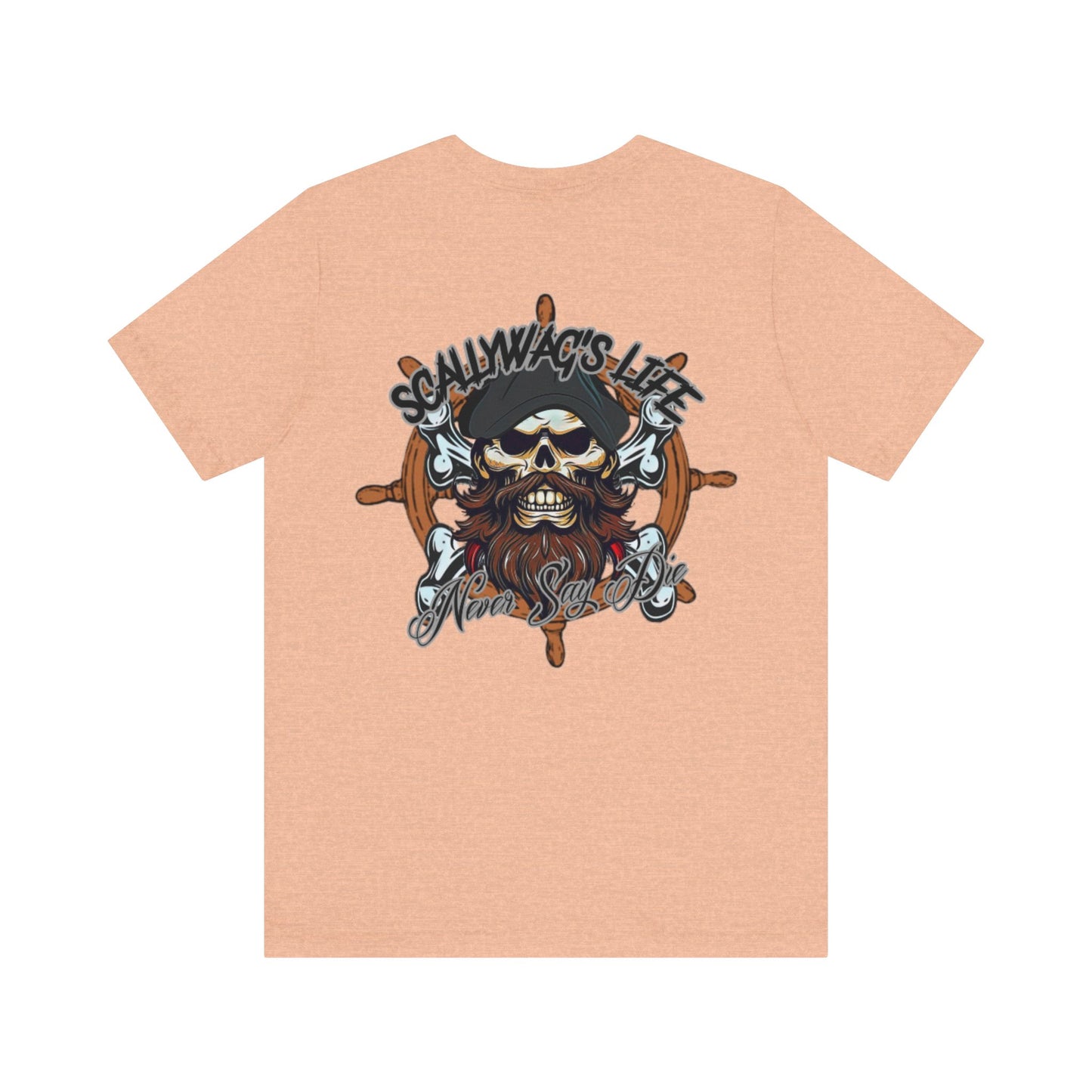 Never Say Die back print Short Sleeve Tee