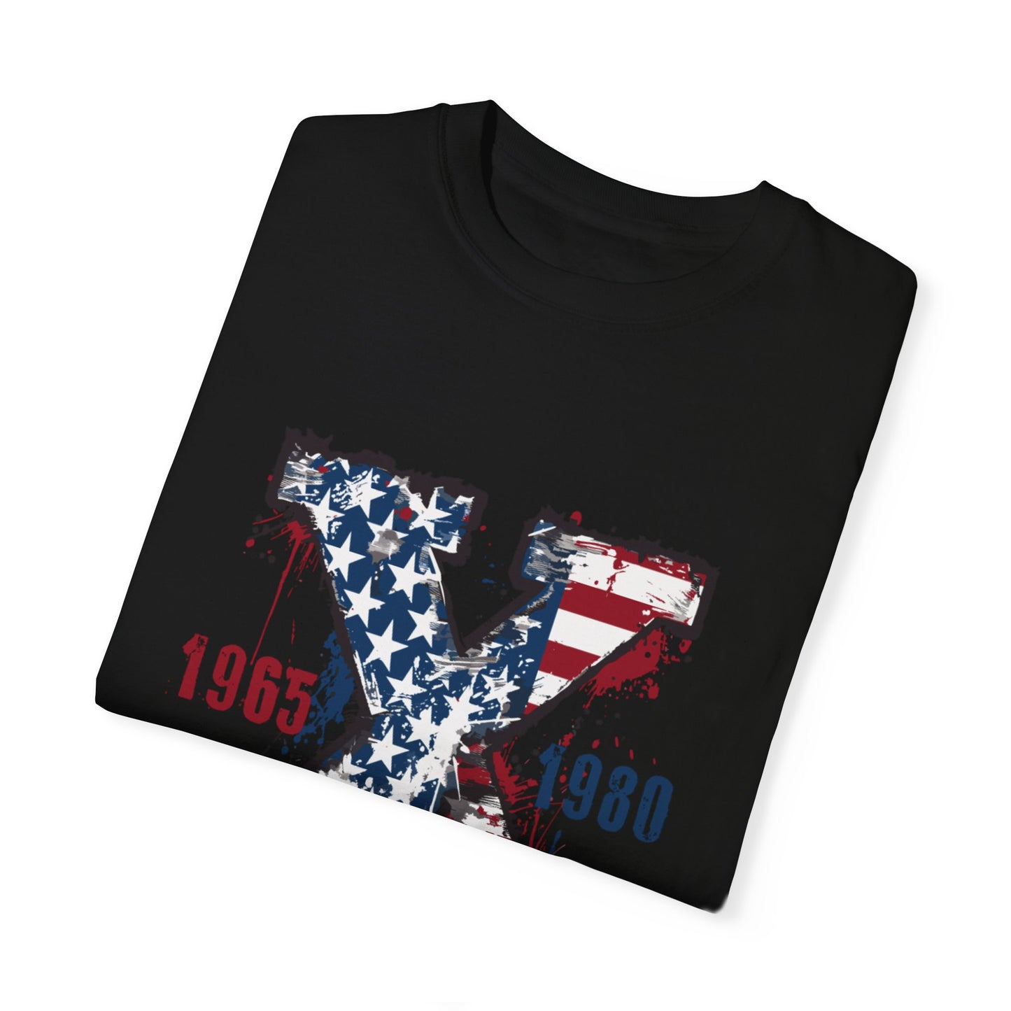 GenX  American Flag Unisex T-Shirt - 1965 1980