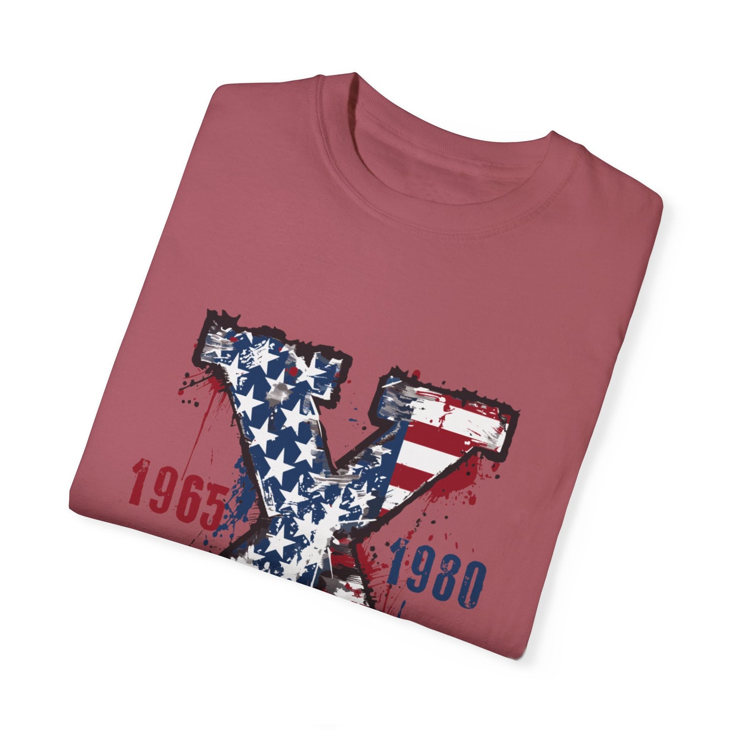 GenX  American Flag Unisex T-Shirt - 1965 1980