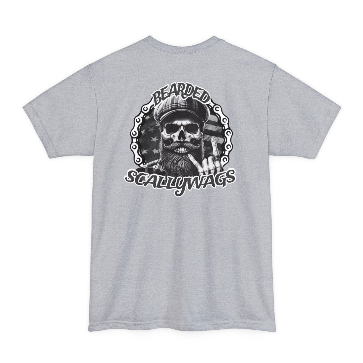 Bones Back Print Tall Beefy-T® T-Shirt