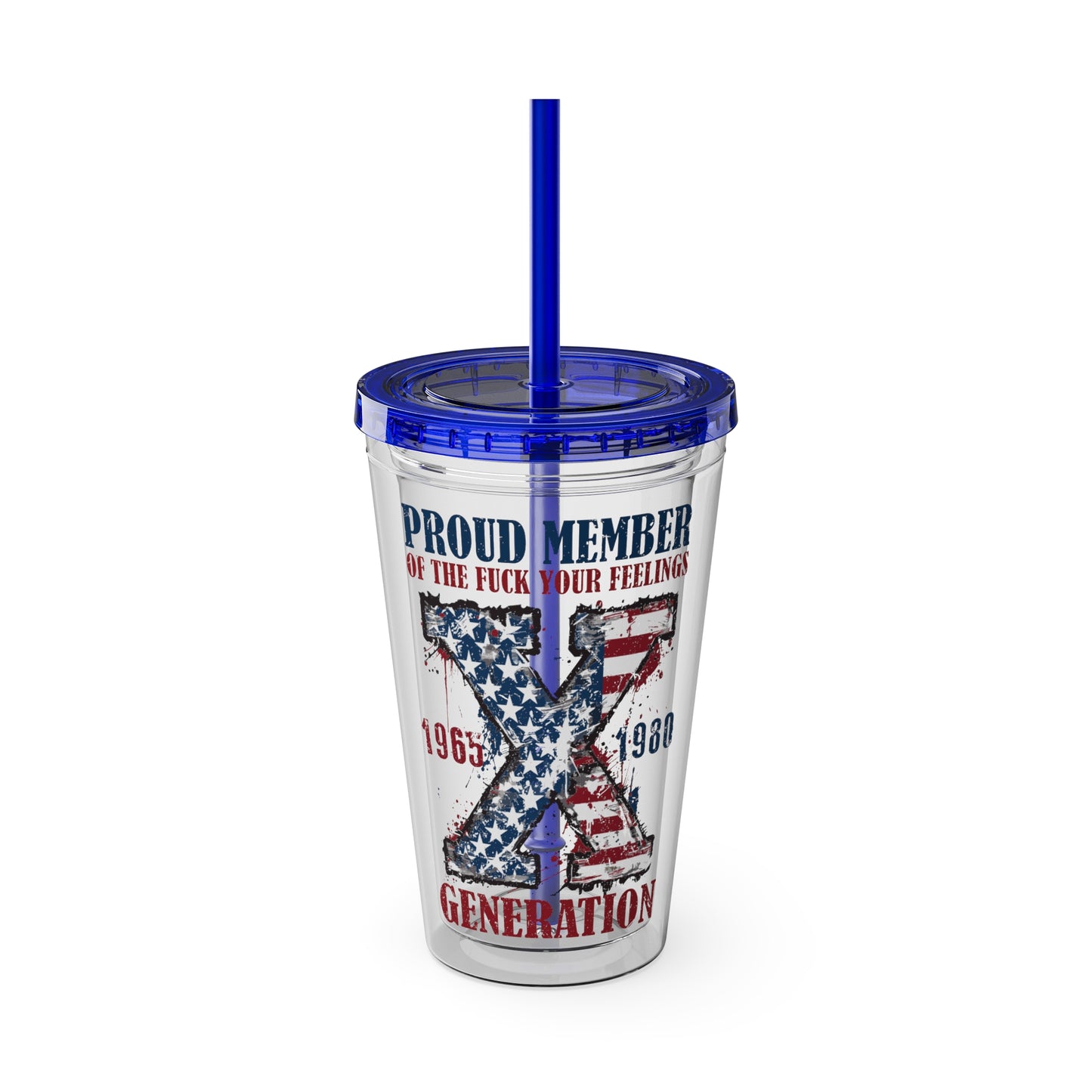 Sunsplash Tumbler with Straw, 16oz