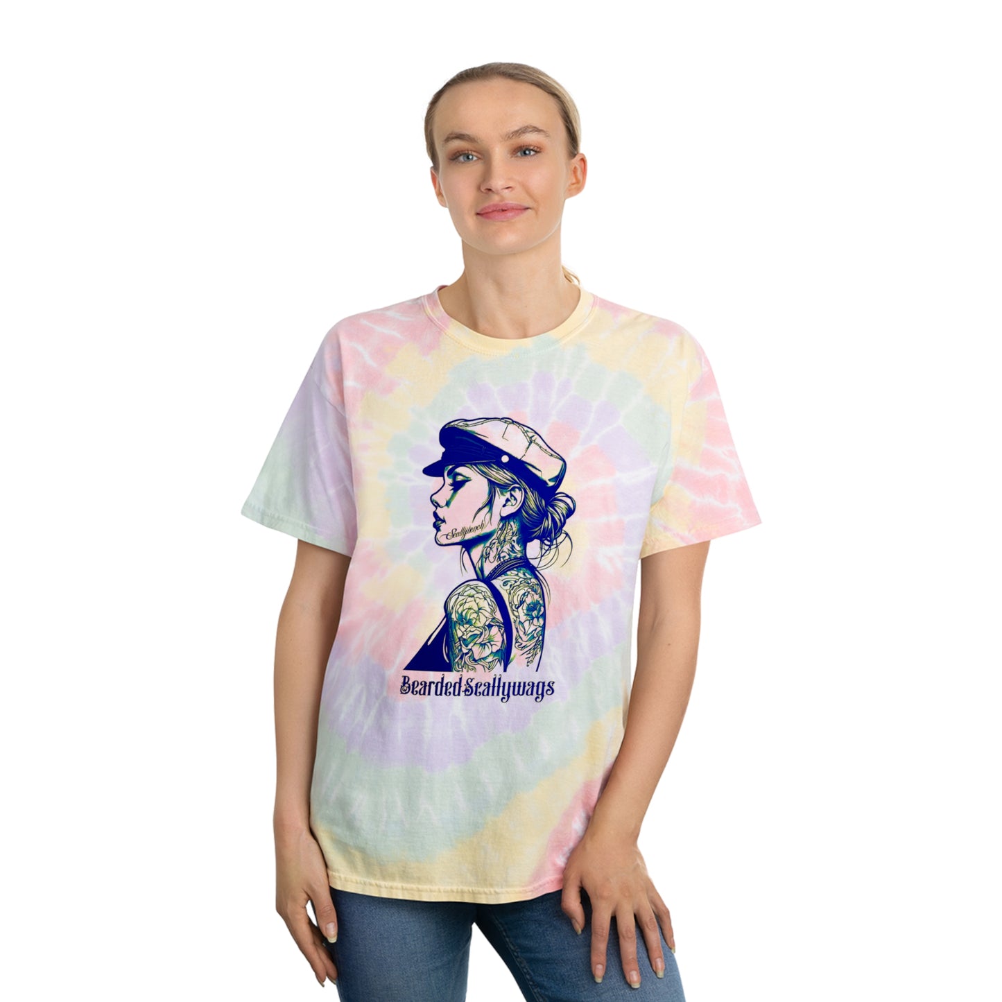 ScallyWench Tie-Dye Tee, Spiral