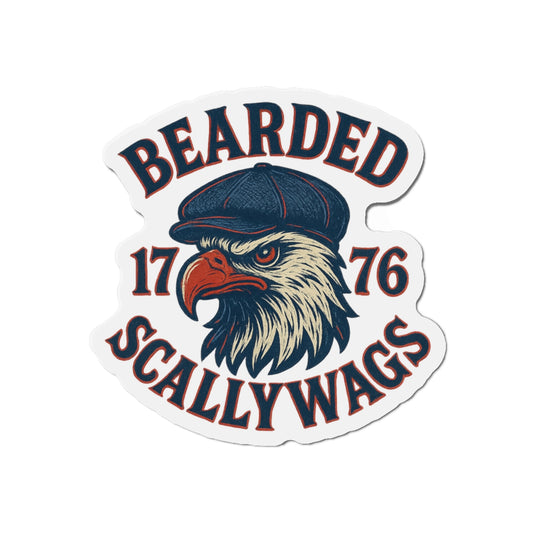 1776 Die-Cut Magnets, Vintage Eagle Decor, Funny Kitchen Decor, Gift for Sailors, Nautical Home Decoration