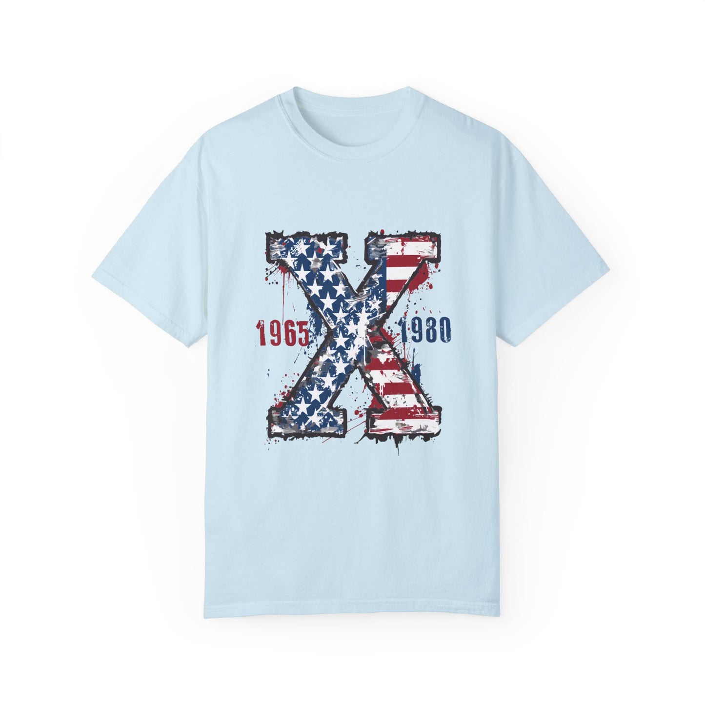 GenX  American Flag Unisex T-Shirt - 1965 1980
