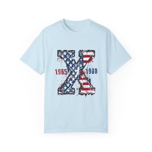 GenX  American Flag Unisex T-Shirt - 1965 1980