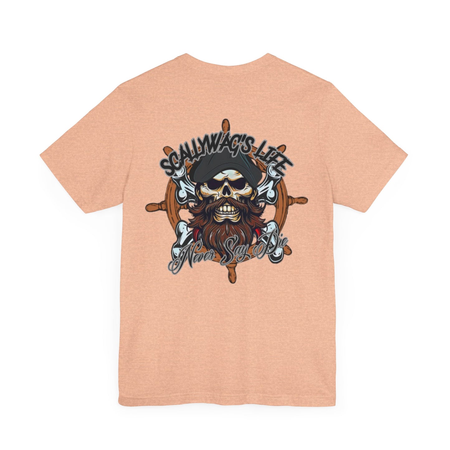 Never Say Die back print Short Sleeve Tee