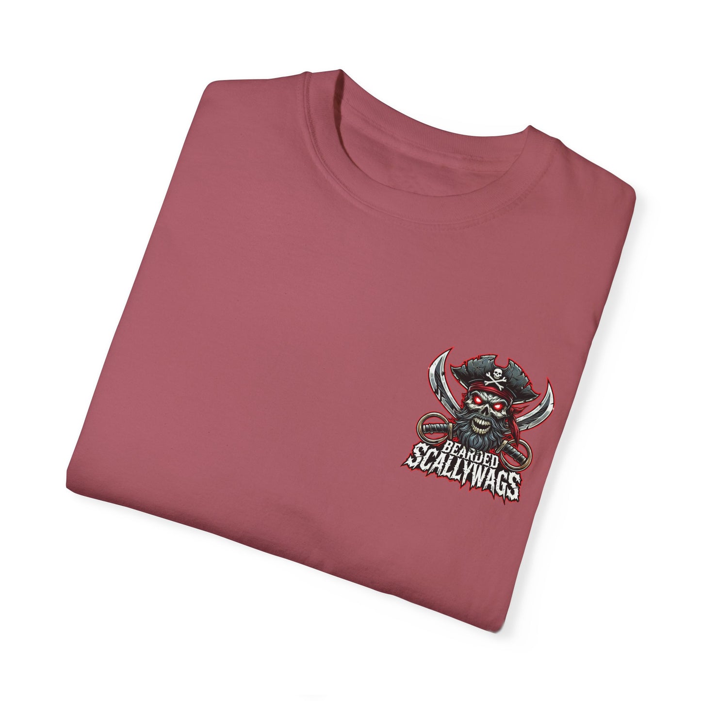 Scallywag Pirate back Garment-Dyed T-shirt