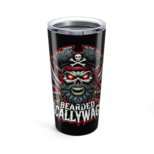 Scallywag Pirate Tumbler 20oz - Perfect for Nautical Lovers and Adventurers