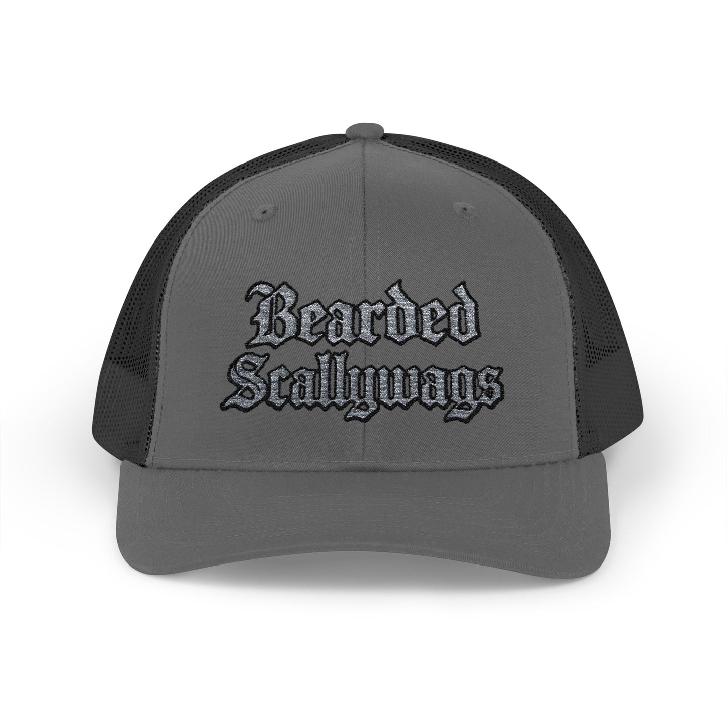 Bearded Scallywags Snapback Trucker Cap - Stylish Hat for Pirates and Adventurers
