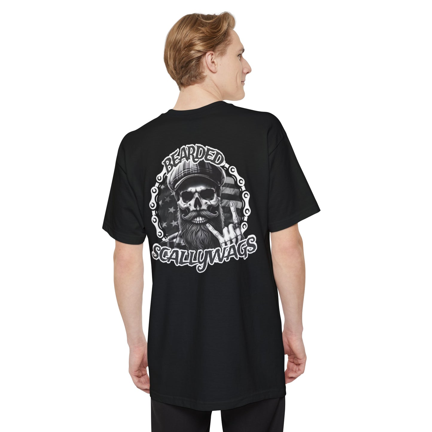 Bones Back Print Tall Beefy-T® T-Shirt