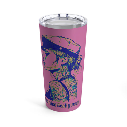 Scallywench pink Tumbler 20oz