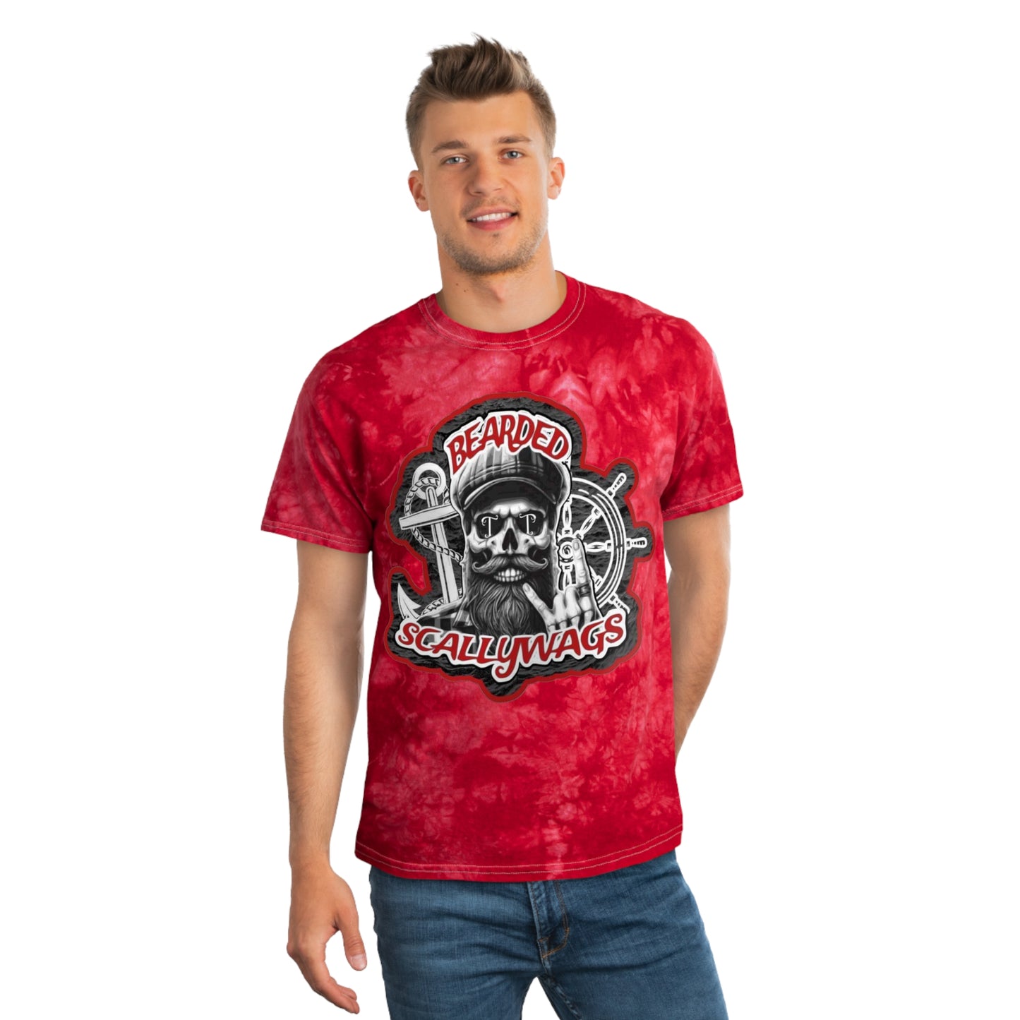 Scurvy Tie-Dye Tee, Crystal