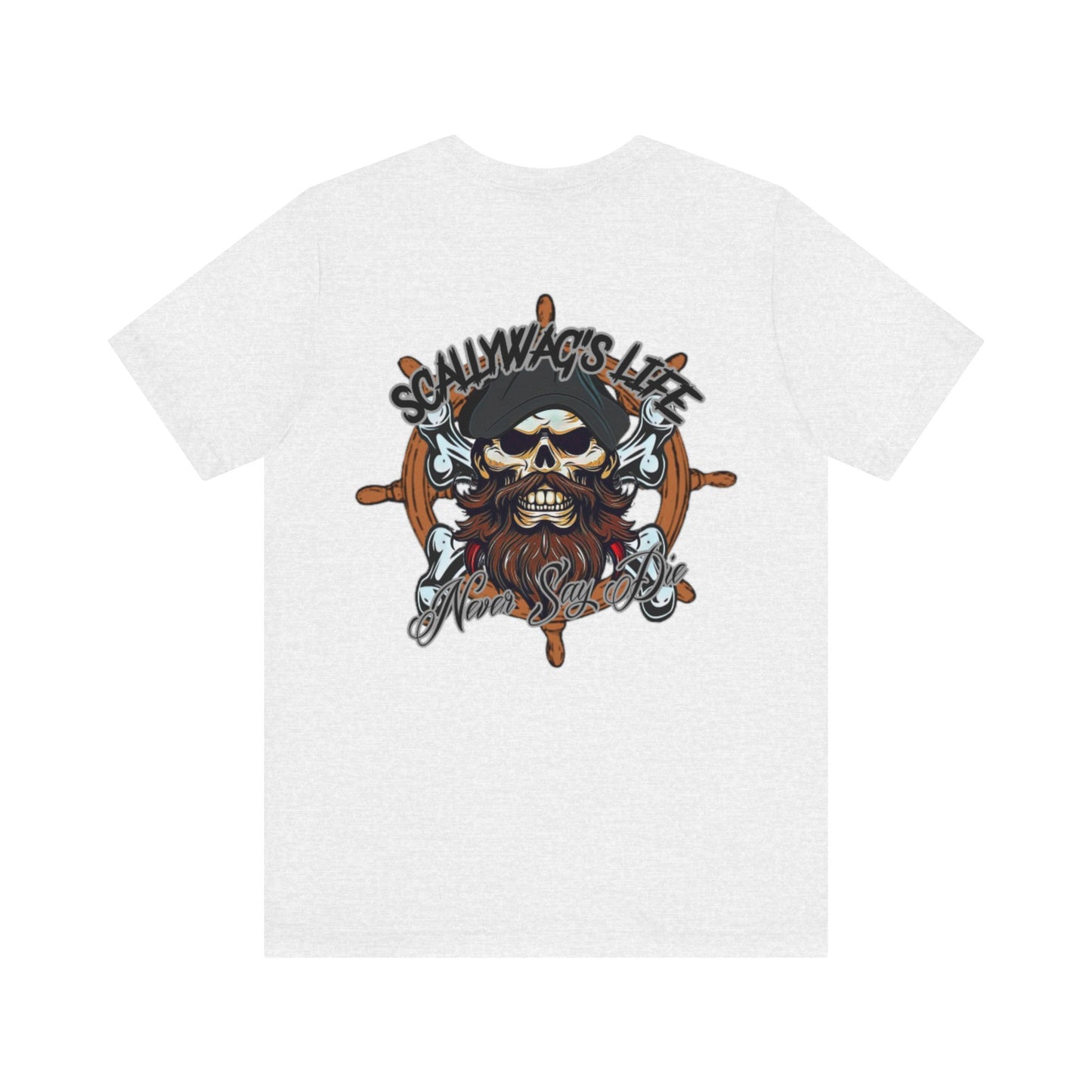 Never Say Die back print Short Sleeve Tee
