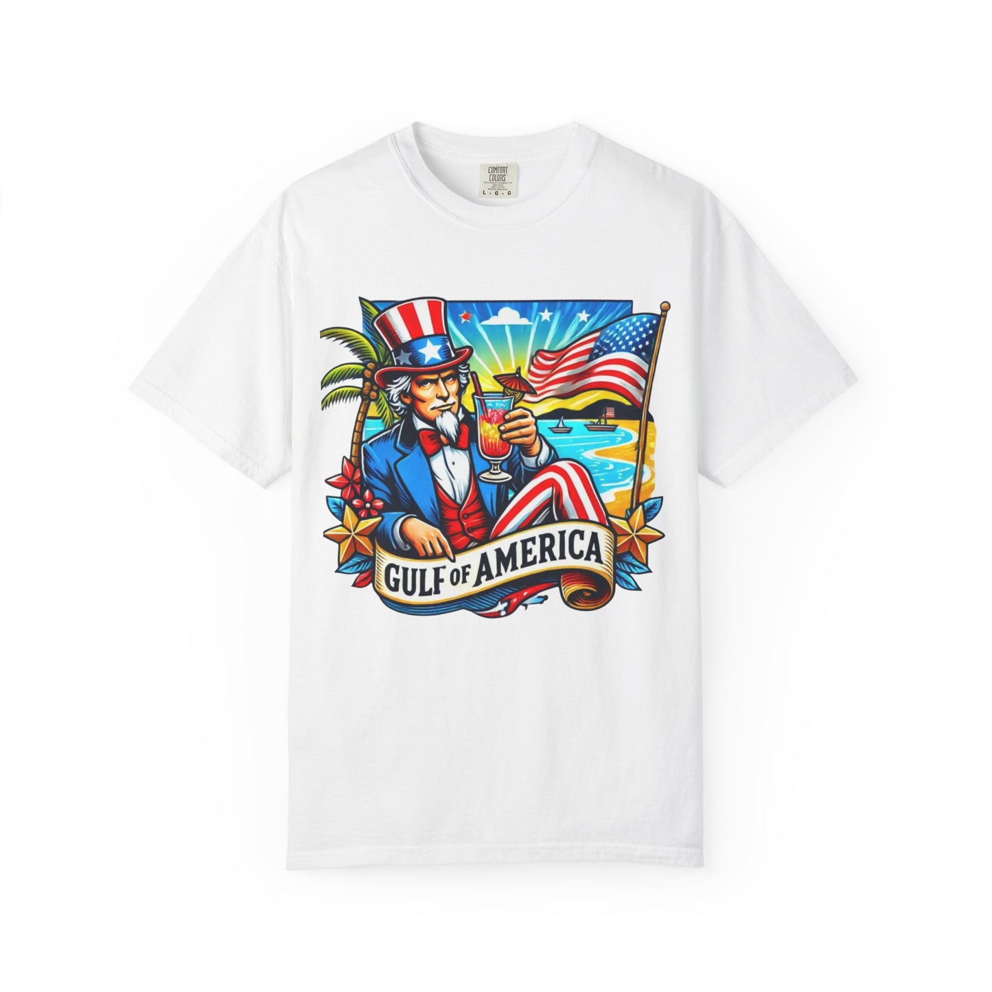 Gulf of America Graphic T-Shirt for Patriotic Summer Vibes