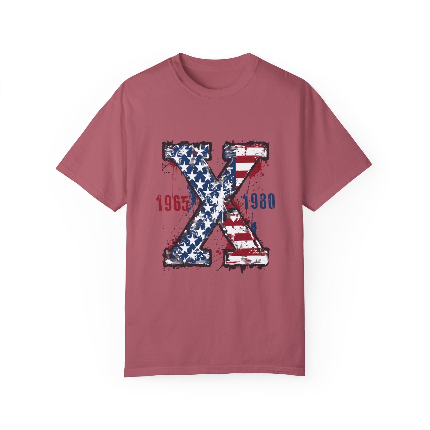 GenX  American Flag Unisex T-Shirt - 1965 1980