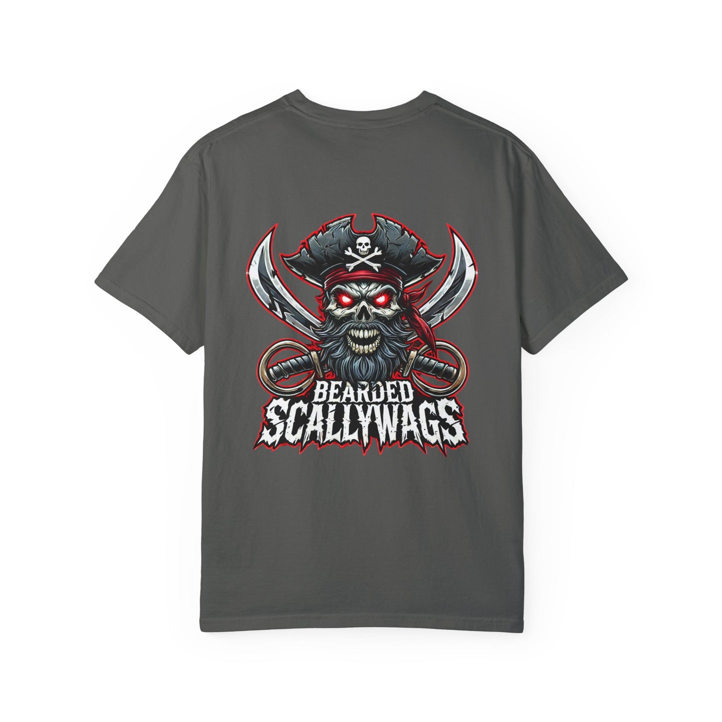 Scallywag Pirate back Garment-Dyed T-shirt