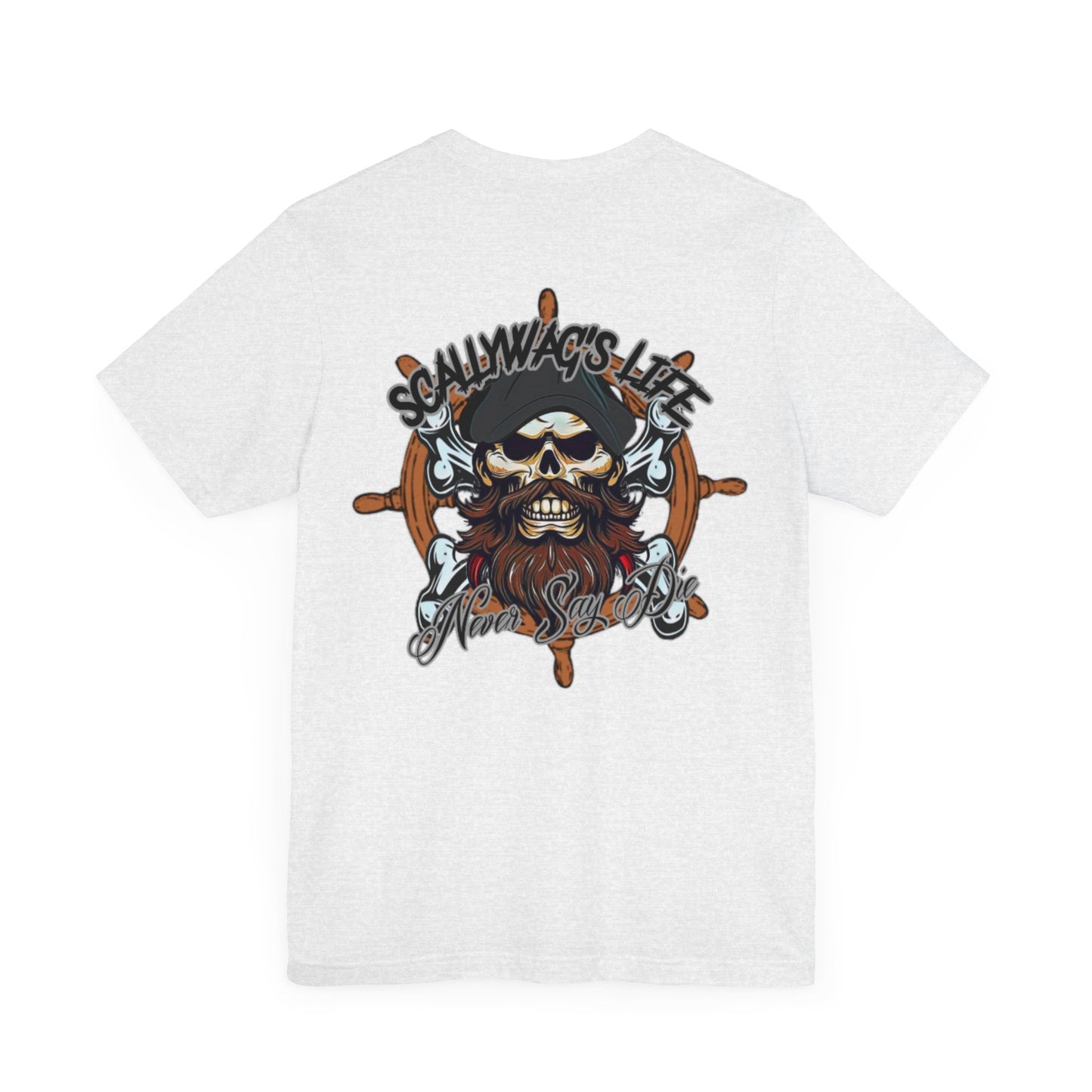 Never Say Die back print Short Sleeve Tee