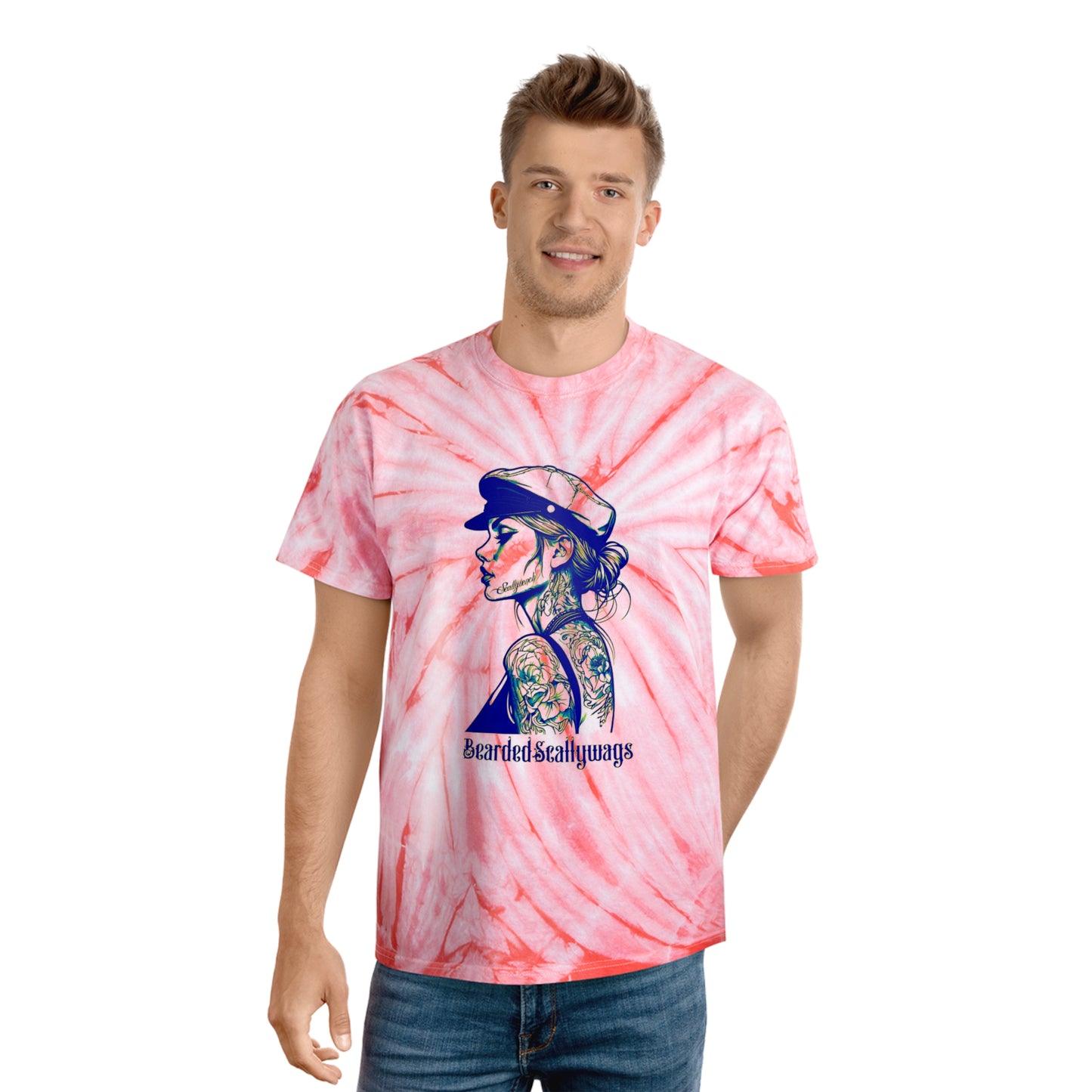Scallywench Tie-Dye Tee, Cyclone
