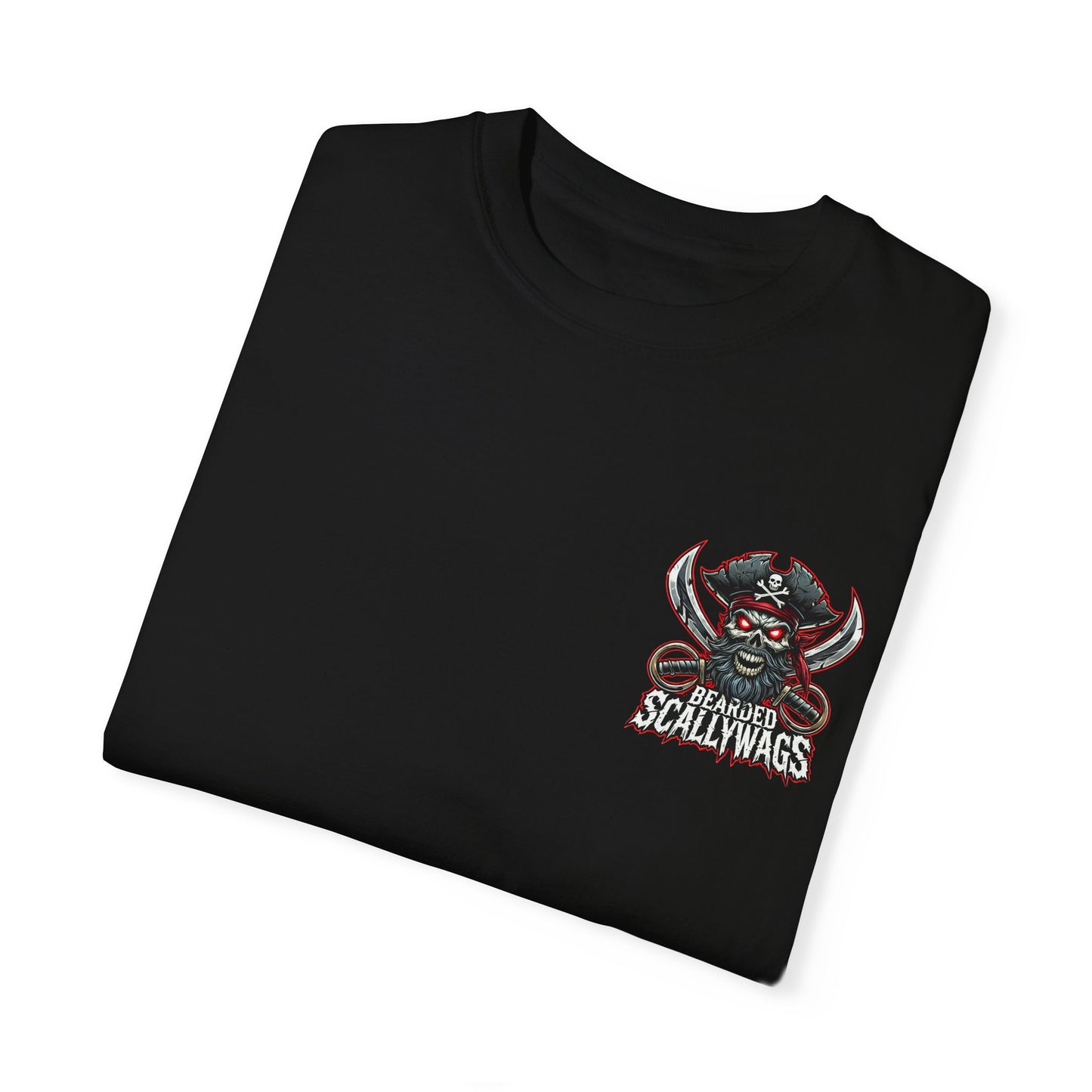 Scallywag Pirate back Garment-Dyed T-shirt