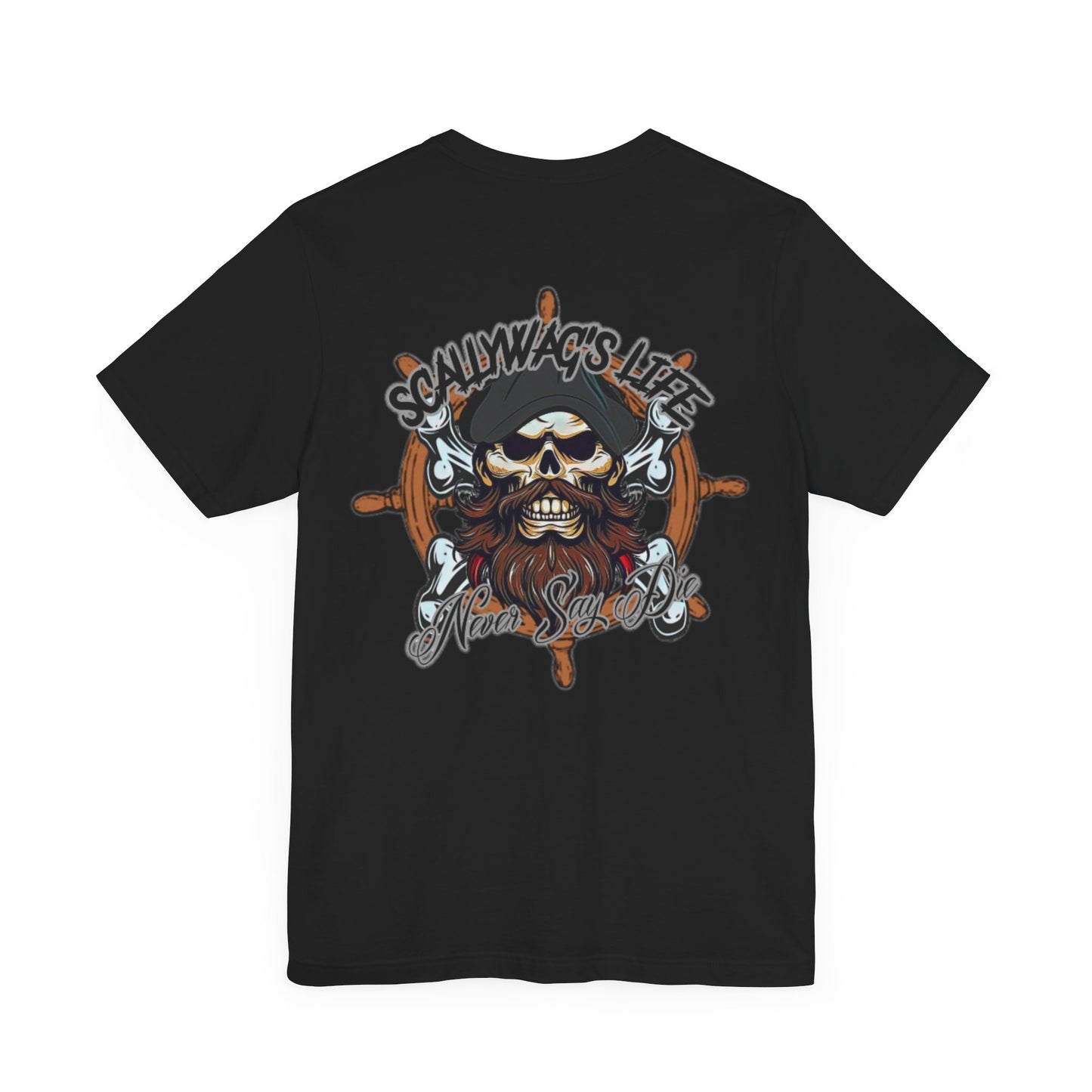 Never Say Die back print Short Sleeve Tee