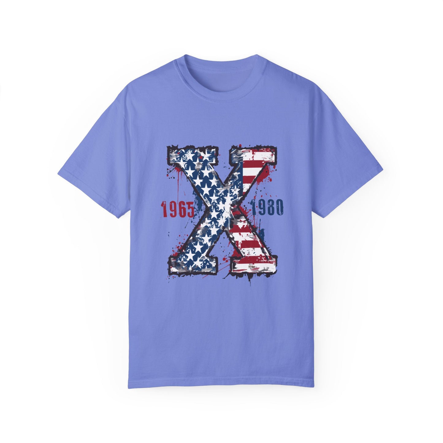 GenX  American Flag Unisex T-Shirt - 1965 1980