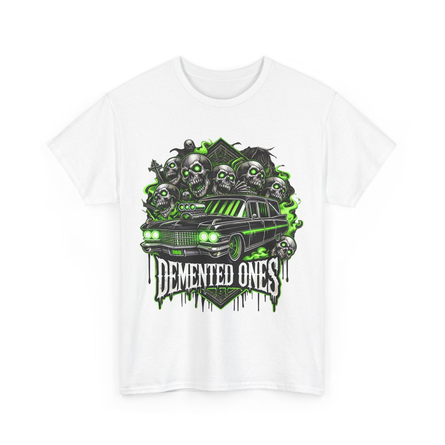 Demented Hearse Heavy Cotton Tee