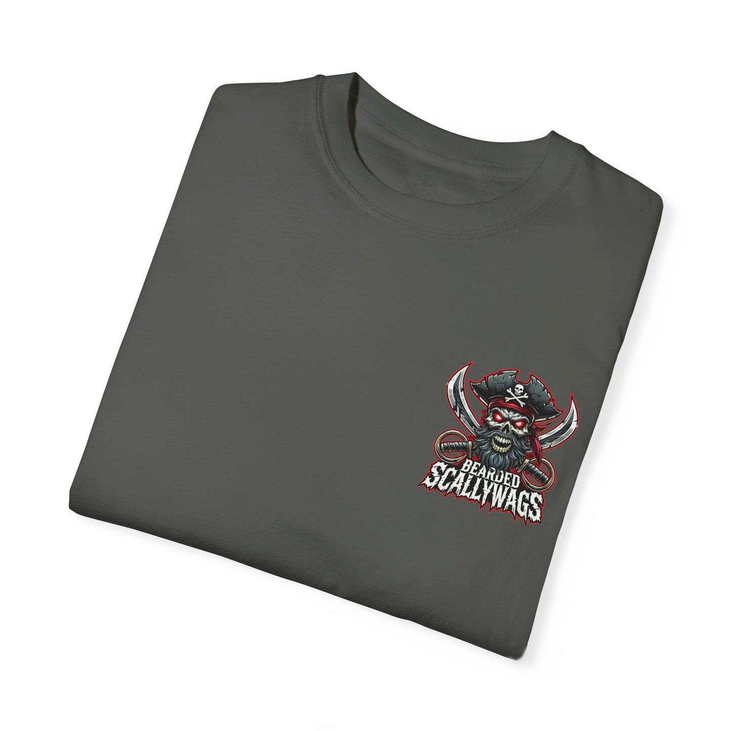 Scallywag Pirate back Garment-Dyed T-shirt