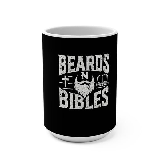 Beards N Bibles Mug 15oz