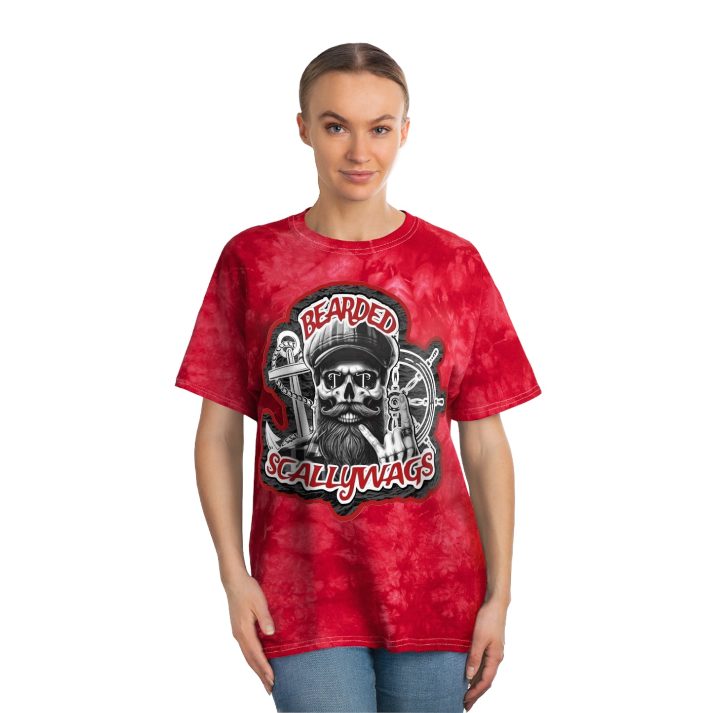 Scurvy Tie-Dye Tee, Crystal
