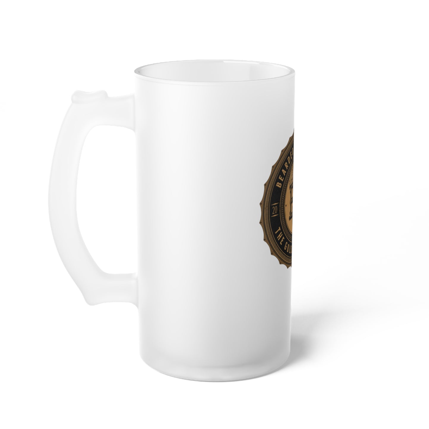 Frosted Glass Beer Mug