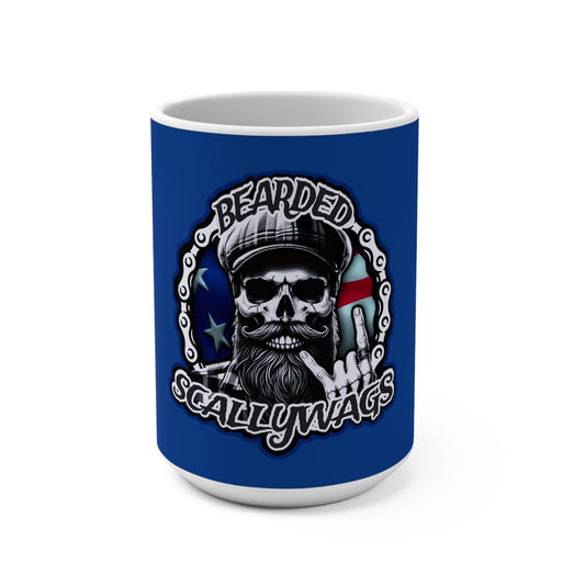 Old Glory  Mug - Perfect for Pirates and Beard Lovers, Cool Gift for Father's Day, Coffee Lover's Cup, Unique Design