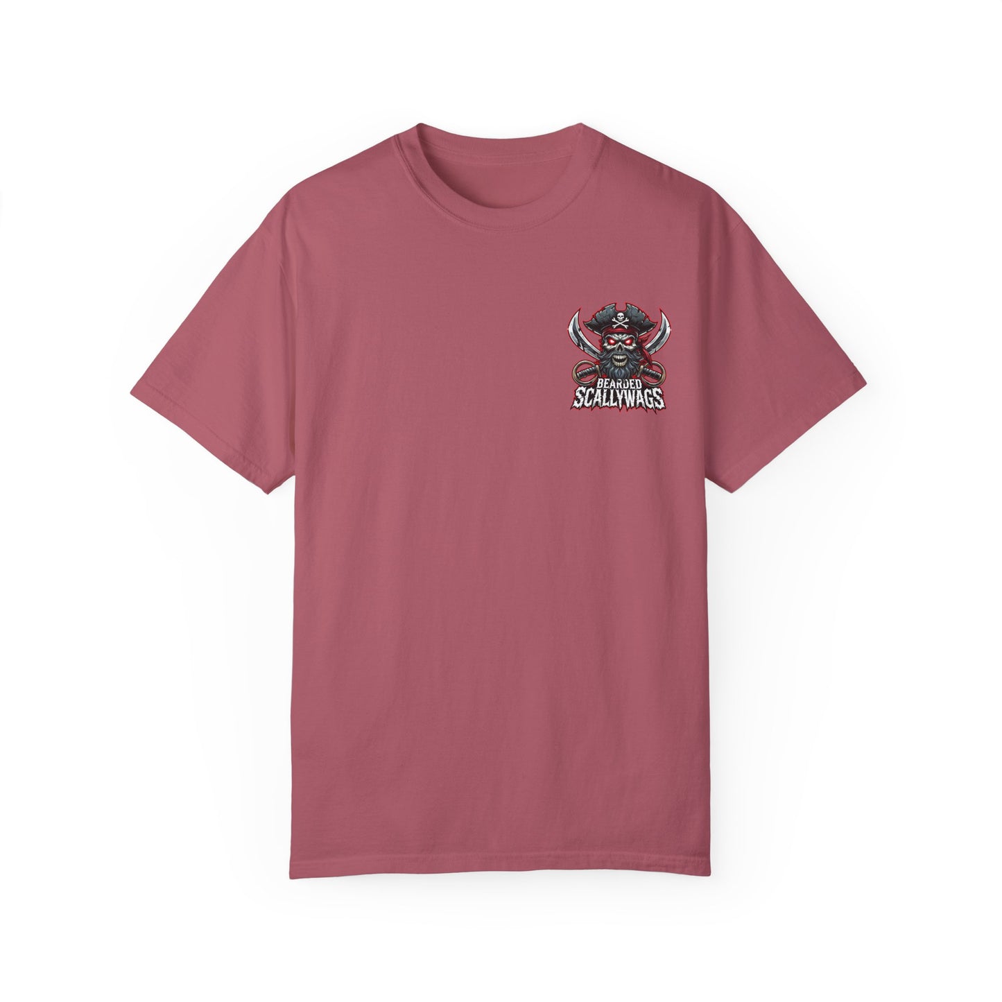 Scallywag Pirate back Garment-Dyed T-shirt