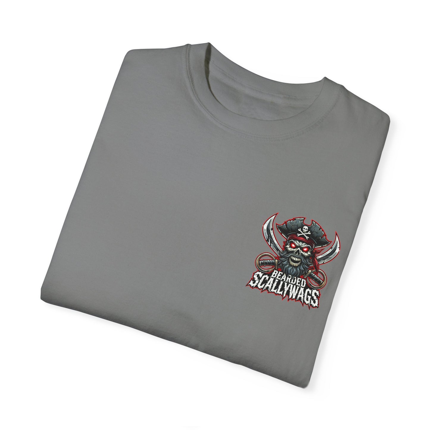 Scallywag Pirate back Garment-Dyed T-shirt