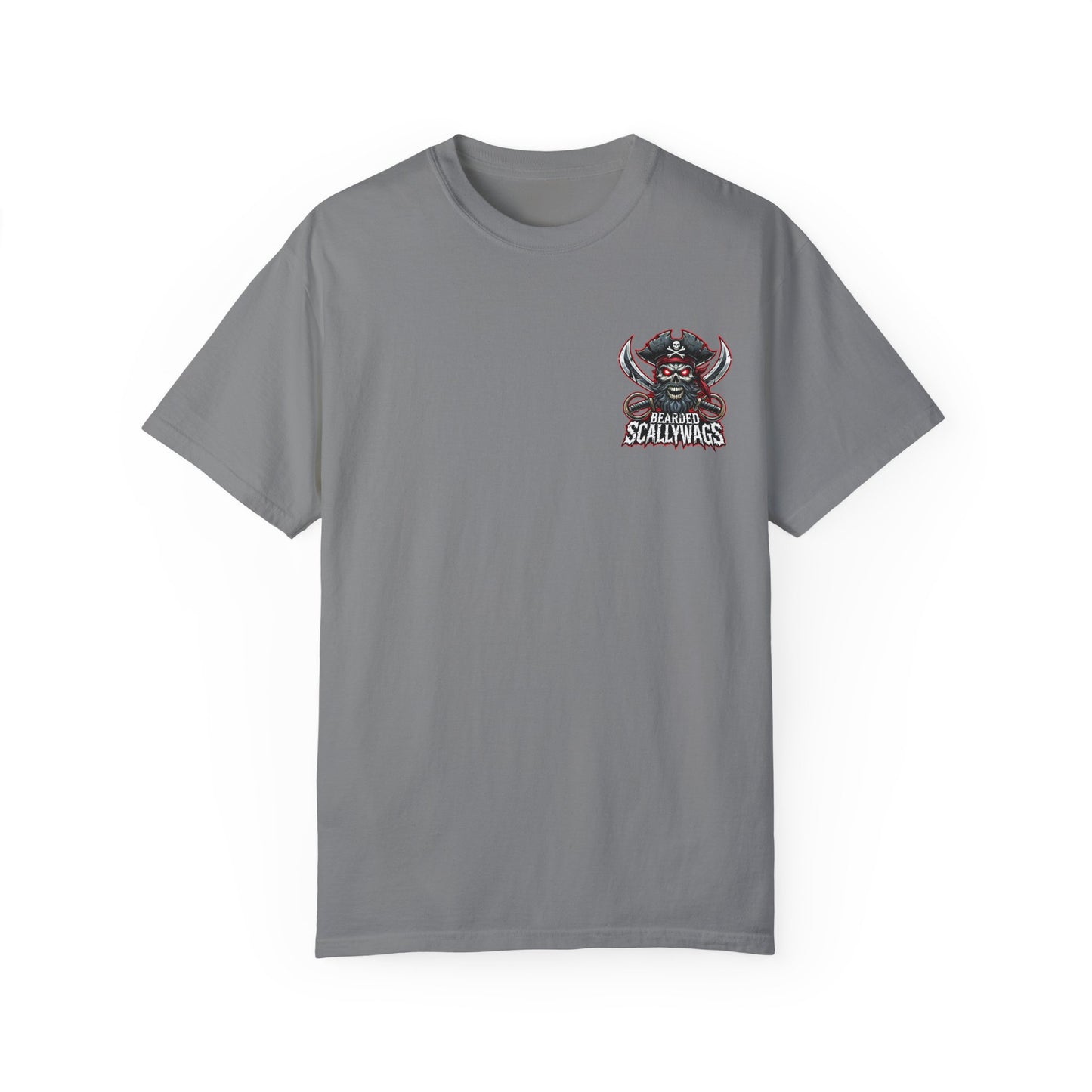 Scallywag Pirate back Garment-Dyed T-shirt