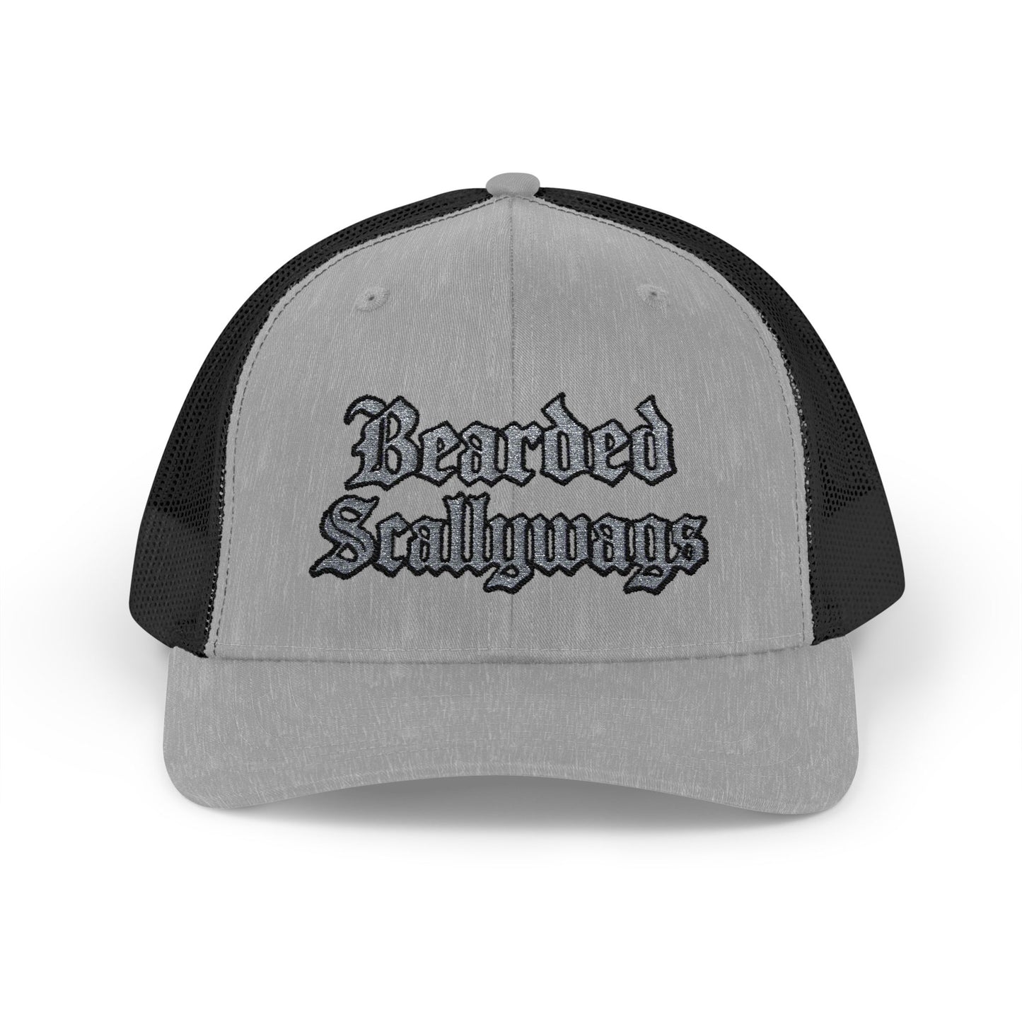 Bearded Scallywags Snapback Trucker Cap - Stylish Hat for Pirates and Adventurers
