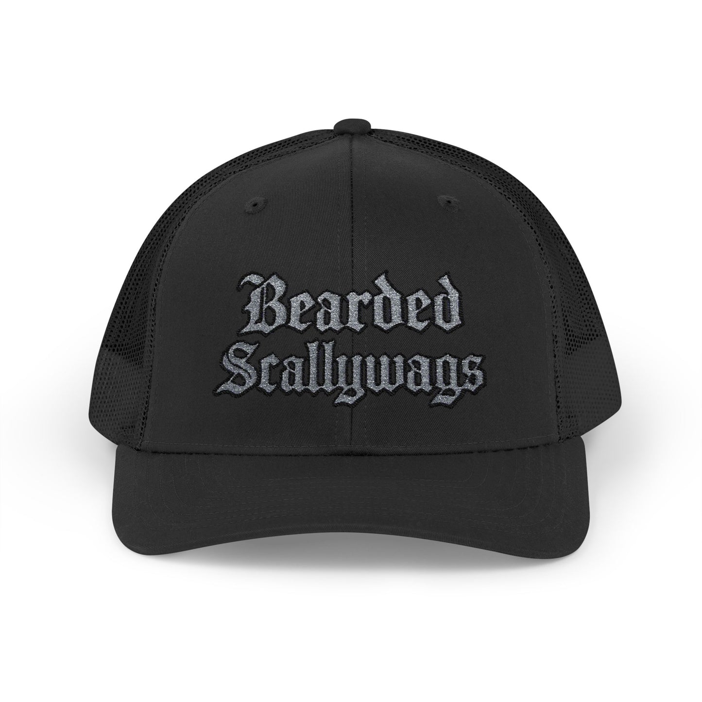 Bearded Scallywags Snapback Trucker Cap - Stylish Hat for Pirates and Adventurers
