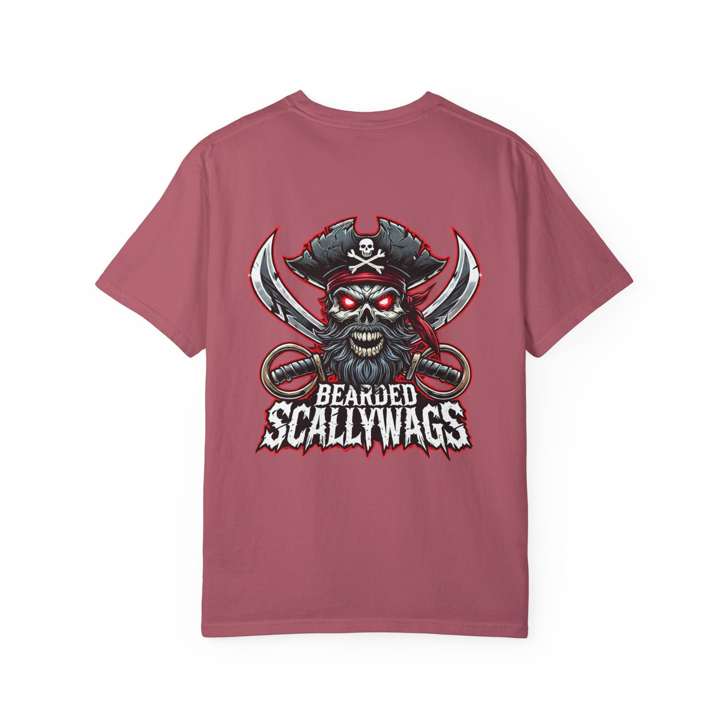 Scallywag Pirate back Garment-Dyed T-shirt
