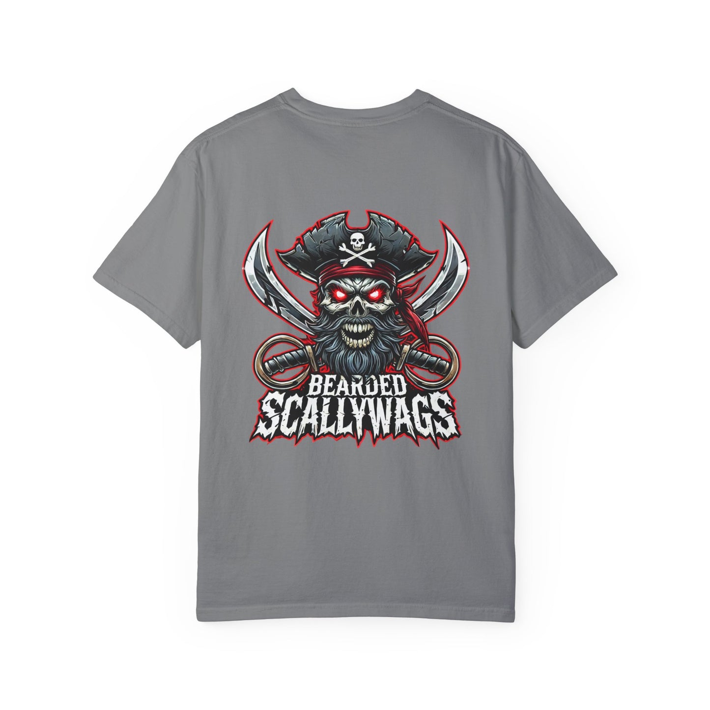 Scallywag Pirate back Garment-Dyed T-shirt