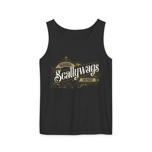 Branded Scallywags Unisex Tank Top, Summer Shirt, Casual Wear, Beach Attire, Gift for Sailors