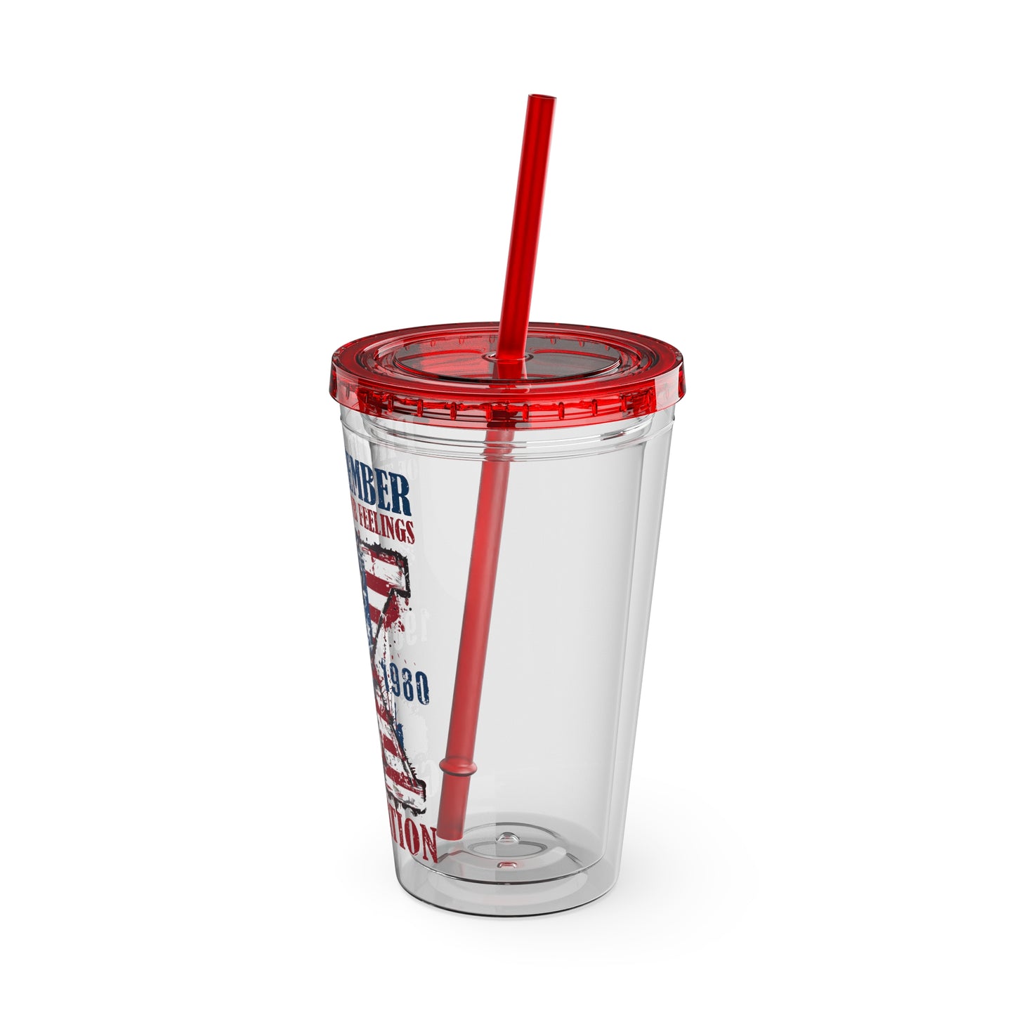 Sunsplash Tumbler with Straw, 16oz