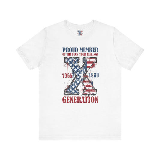 Gen X  Feelings Short Sleeve Tee