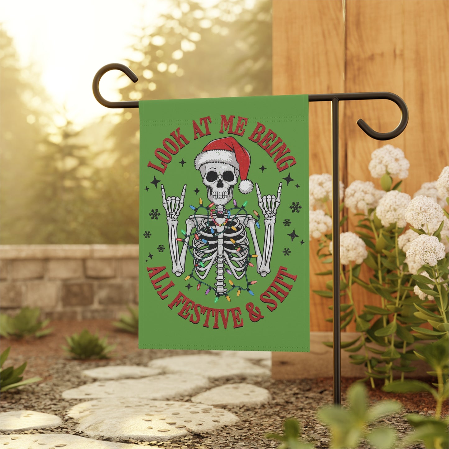 Festive Garden & House Banner