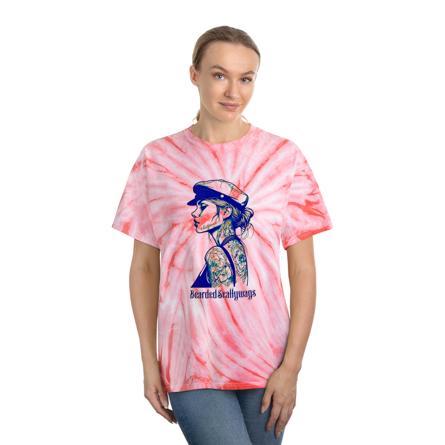 Scallywench Tie-Dye Tee, Cyclone