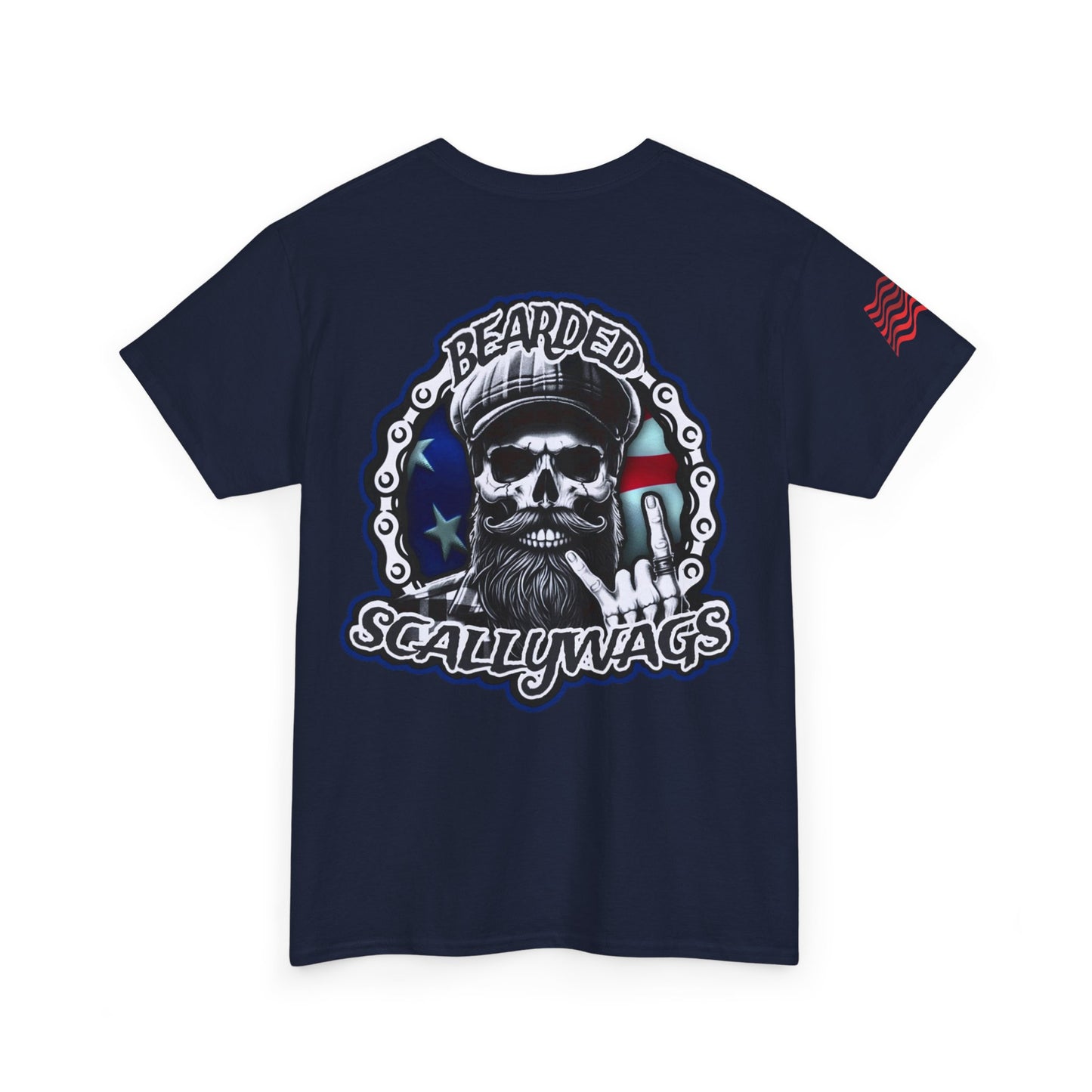 Old Glory Back Heavy Cotton Tee