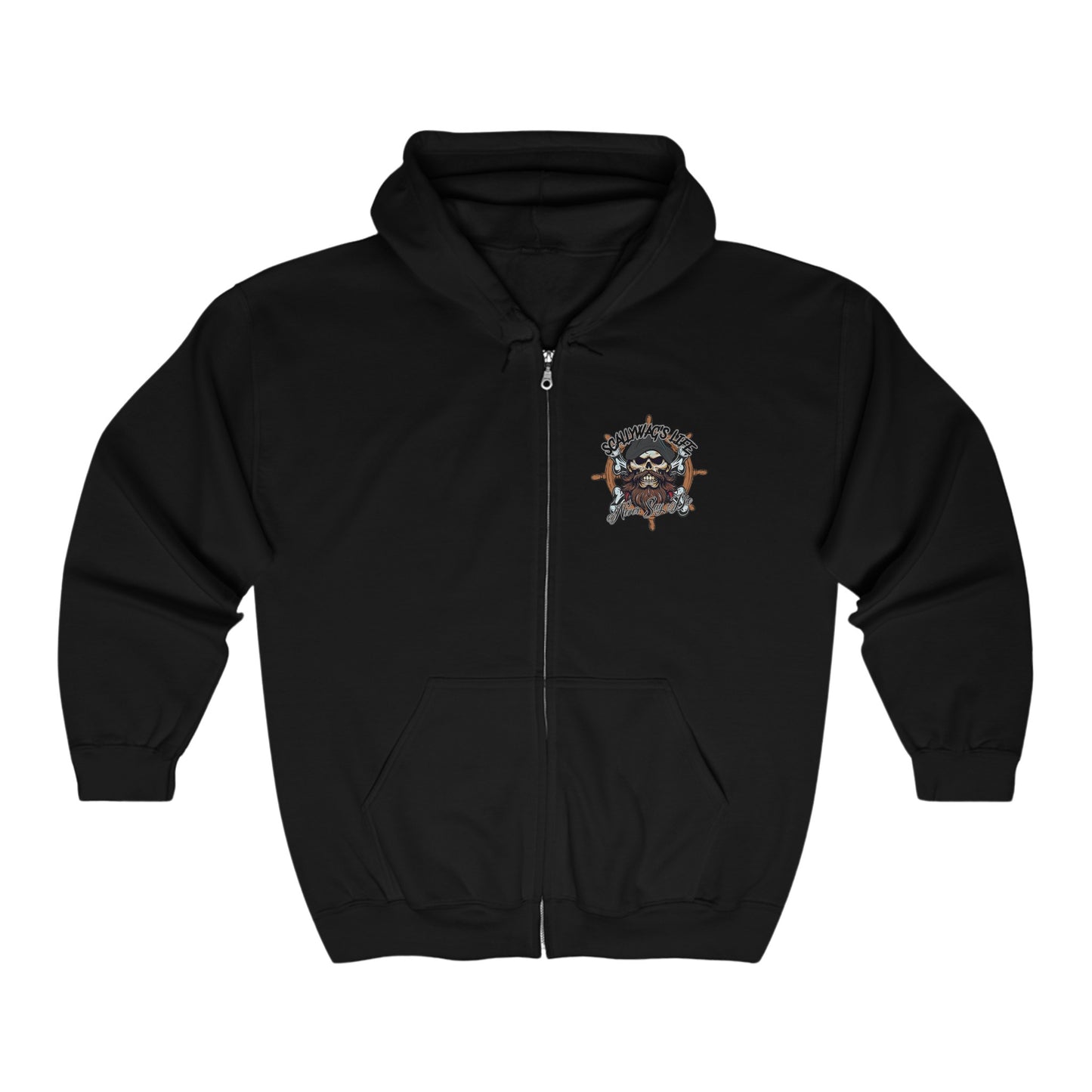 Never Say Die Full Zip Hooded Sweatshirt