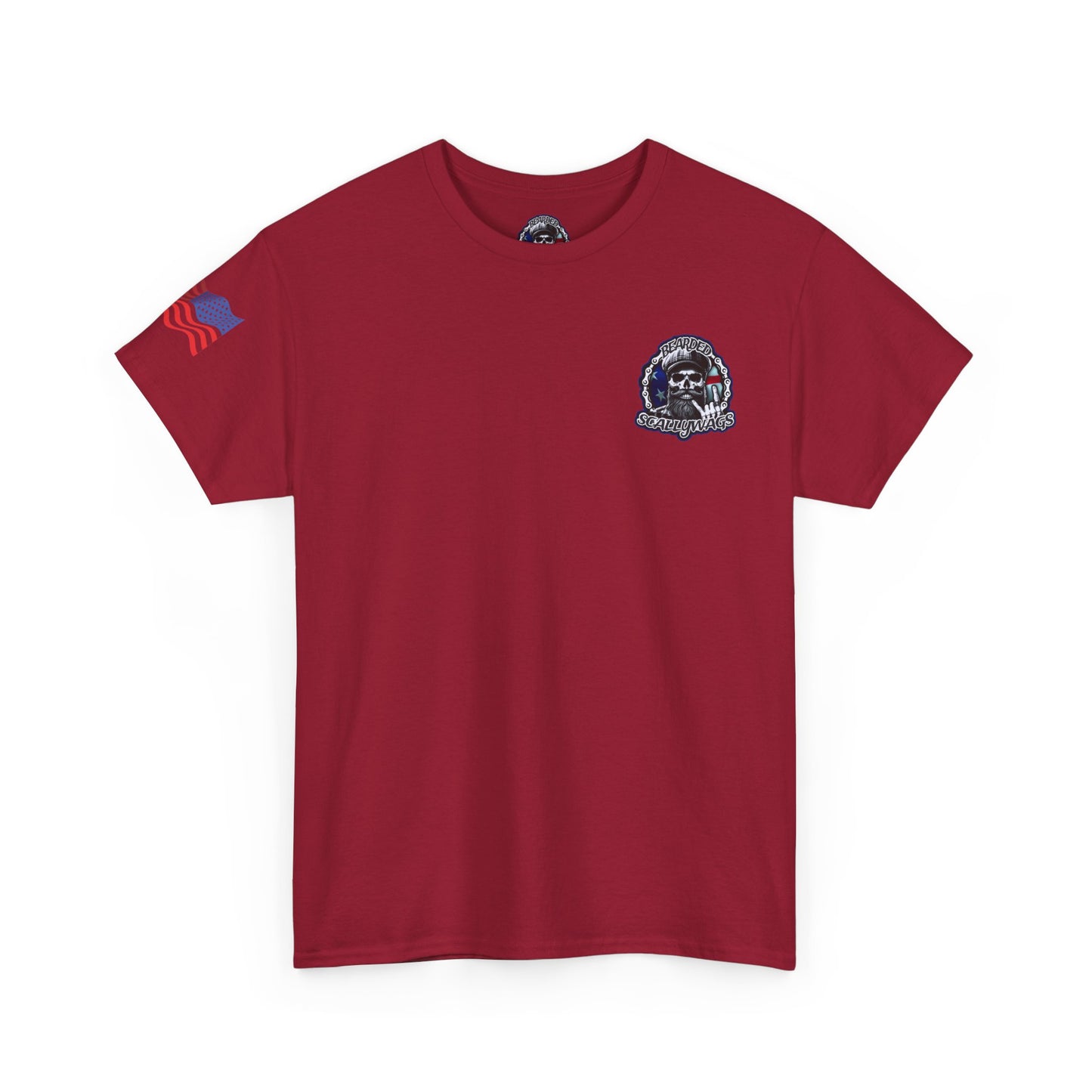 Old Glory Back Heavy Cotton Tee