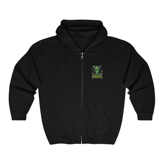 Sage Walker Green Heavy Blend™ Full Zip Hooded Sweatshirt